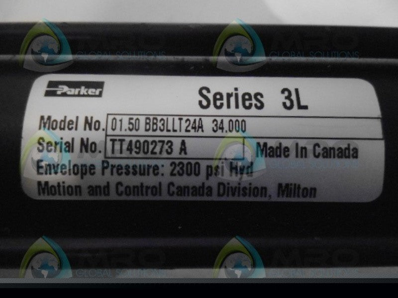 PARKER 01.50BB3LLT24A34.000 SERIES 3L CYLINDER*NEW NO BOX*