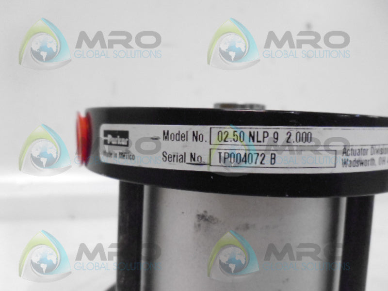 PARKER 02.50NLP92.000 PNEUMATIC CYLINDER NSNP