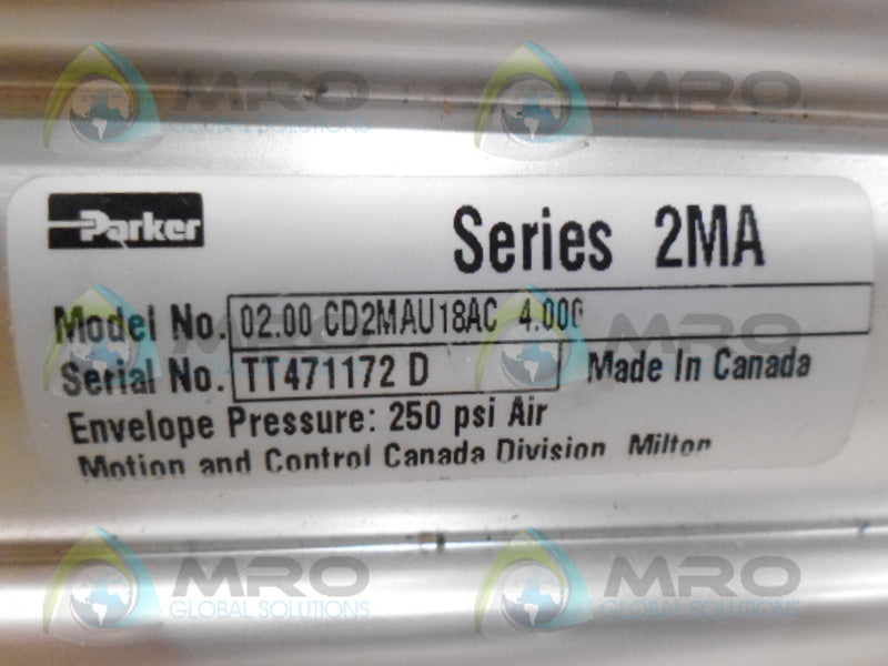 PARKER 02.00CD2MAU18AC4.000 AIR CYLINDER SERIES 2MA *NEW NO BOX*