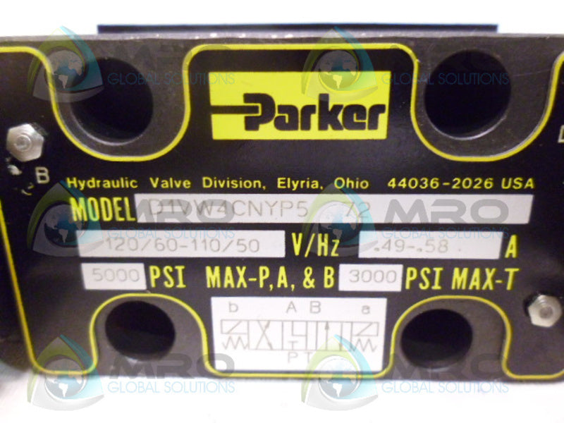PARKER D1VW4CNYP5 72 HYDRAULIC VALVE NSNP