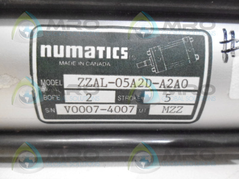 NUMATICS ZZAL-05A2D-A2A0 PNEUMATIC CYLINDER *NEW NO BOX*