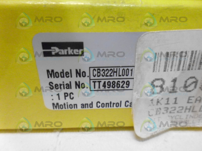 PARKER CB322HL001 BUNAN CYLINDER BODY KIT 3-1/4" NSMP