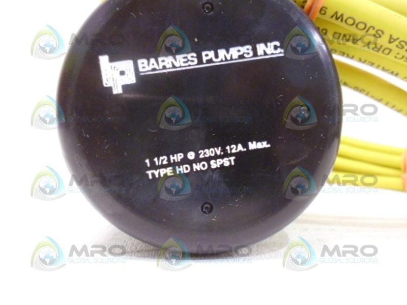 BARNES PUMPS HD NO SPST PUMP UNMP