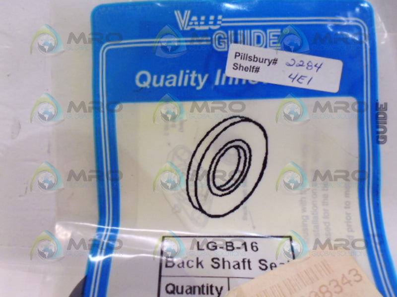 VALU GUIDE LG-B-16 BACK SHAFT SEAL NSMP