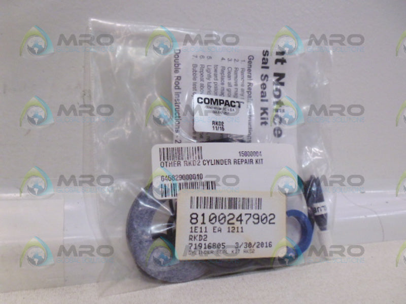 COMPACT RKD2 11/16 REPAIR KIT NSNP IN BAG