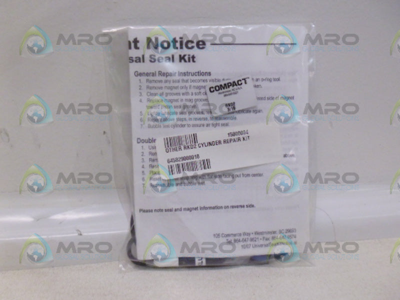 COMPACT RKDS 3/16 REPAIR KIT NSNP IN BAG