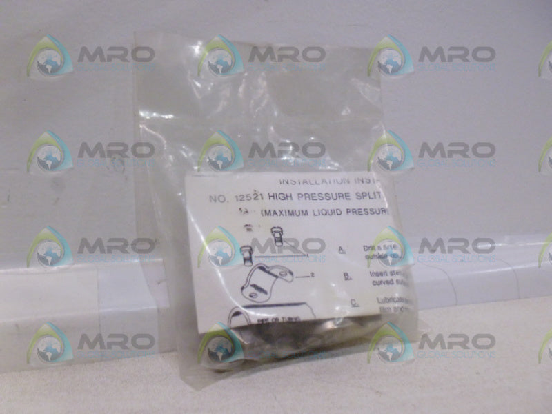 SPRAYING SYSTEMS 12521 HIGH PRESSURE SPLIT EYELIT CONNECTOR NSMP