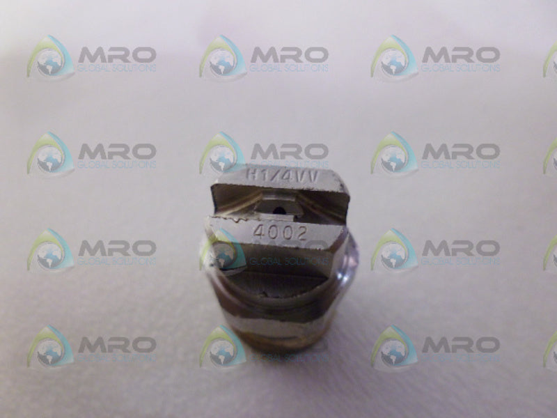 SPRAYING SYSTEMS 316SS 4002 H 1/4 VV SPRAY TIP UNMP