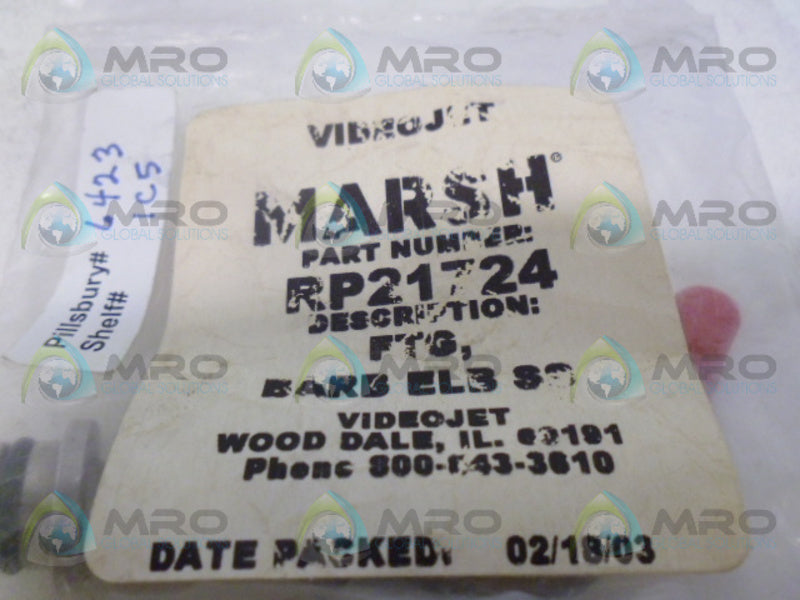MARSH RP21724 BARB ELBO NSMP