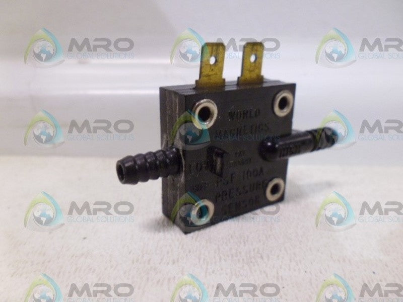 WORLD MAGNETICS PSF 100A PRESSURE SENSOR UNMP