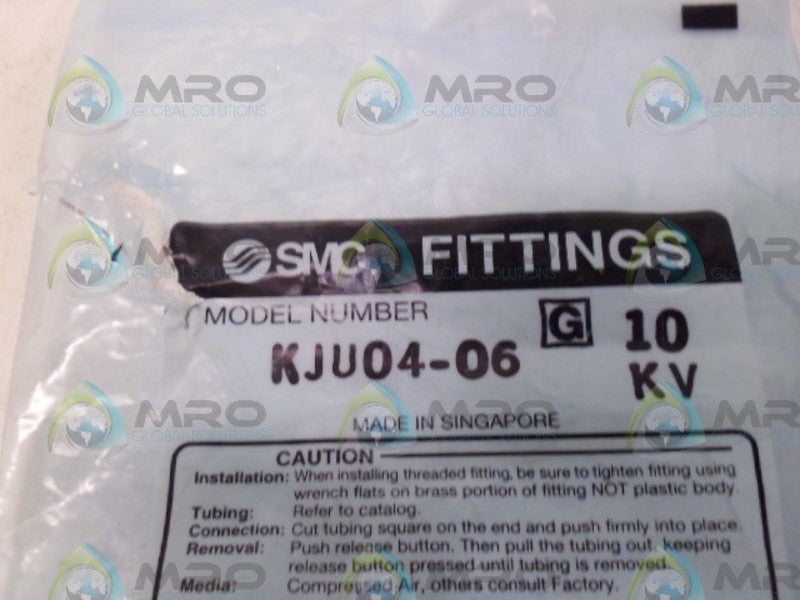 SMC KJU04-06 TUBE FITTING NSNP