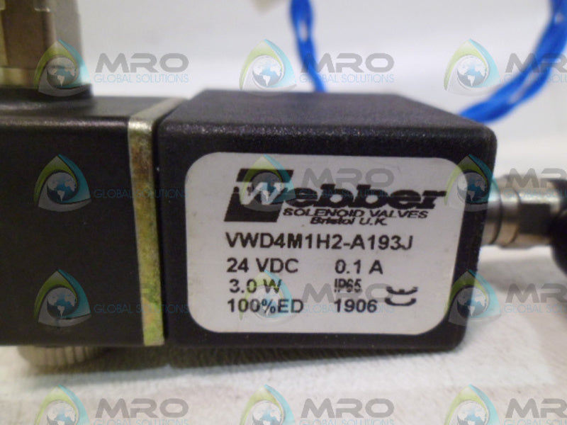 WEBBER VWD4M1H2-A193J SOLENOID VALVE NSNP