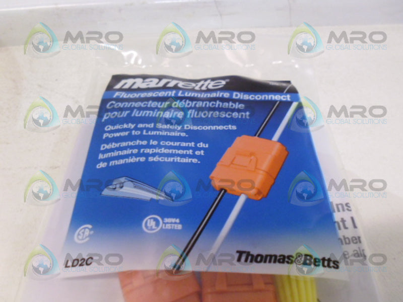 MARRETTE LD2C LUMINAIRE DISCONNECT (PK OF 2) NSMP