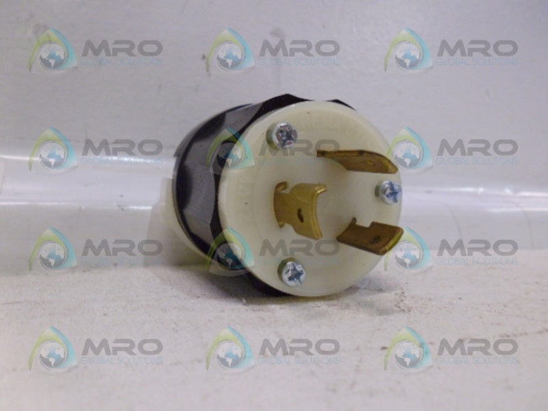 LEVITON 2371 3P 3W LOCKING PLUG NSMP