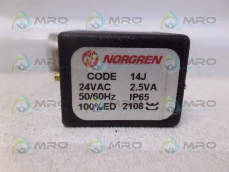 NORGREN 14J COIL VALVE (AS PICTURED) NSNP