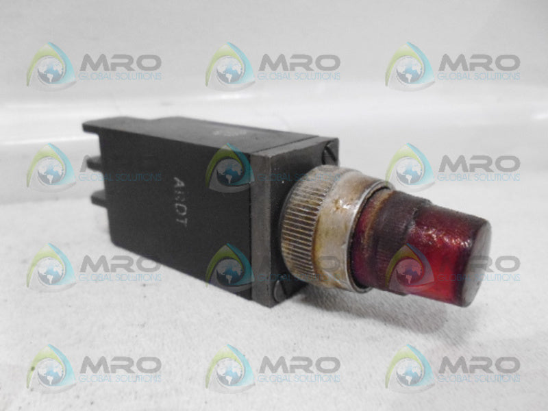 INDUSTRIAL SPARE PART 800T-PST16 SER. A RED PUSH TO TEST PILOT LIGHT UNMP