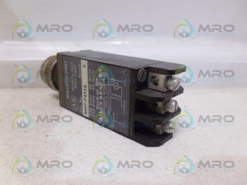 INDUSTRIAL SPARE PART 800T-PST16 SER. A PUSH TO TEST PILOT LIGHT (AS PICTURED) UNMP