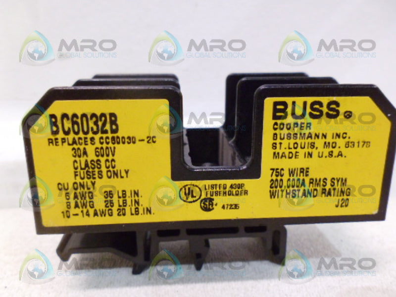 BUSS BC6032B FUSE HOLDER UNMP