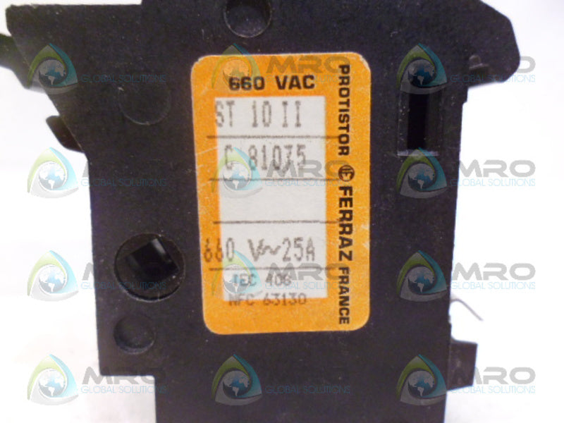 FERRAZ ST10II FUSE BLOCK HOLDER UNMP