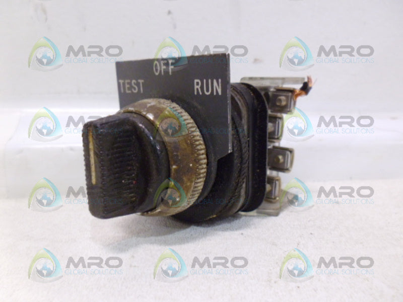 INDUSTRIAL SPARE PART 800T-J4 SER A w/ SELECTOR SWITCH (AS PICTURED) UNMP