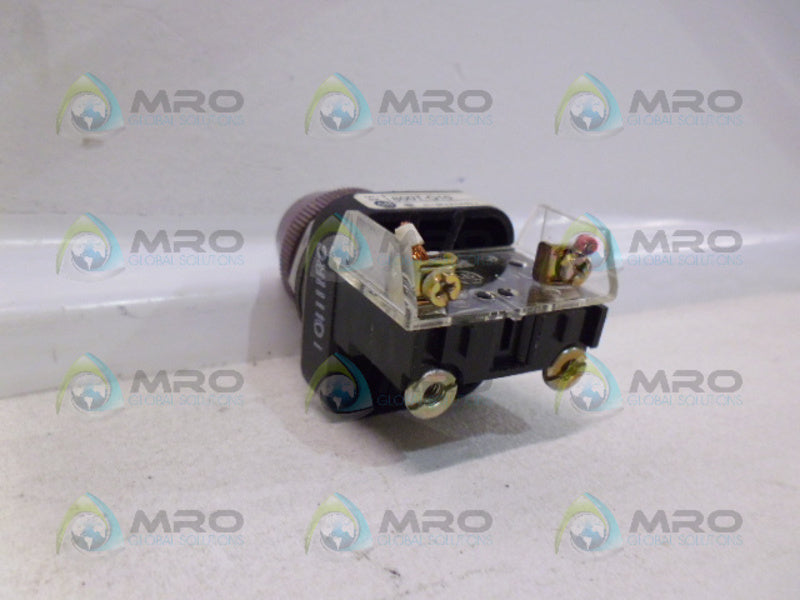 INDUSTRIAL SPARE PART 800T-Q10 SER T PUSH BUTTON w/ CONTACT BLOCK (RED) UNMP