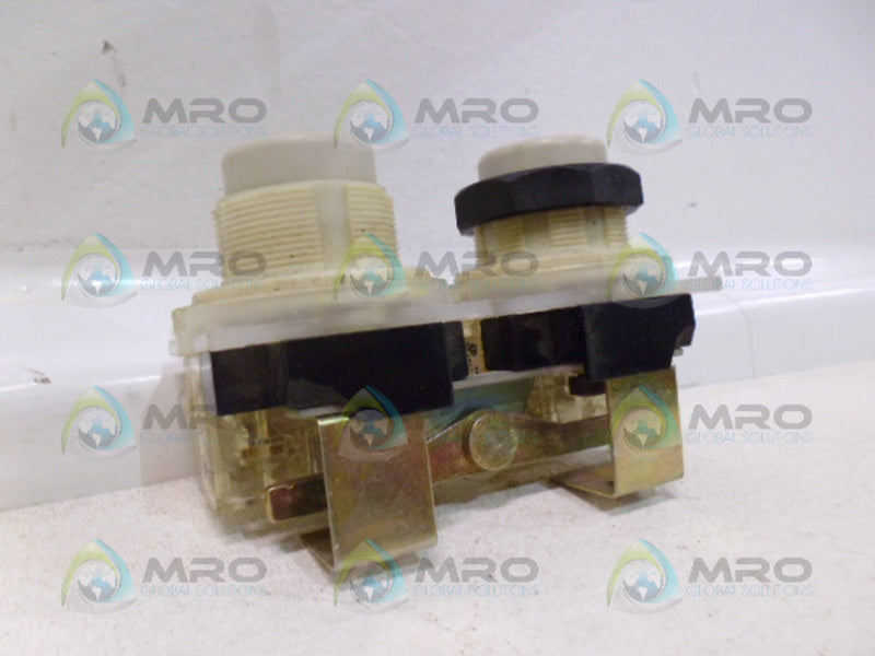 SQUARE D 9001-KA-2 DUAL PUSH BUTTON W/ DUAL CONTACT UNMP