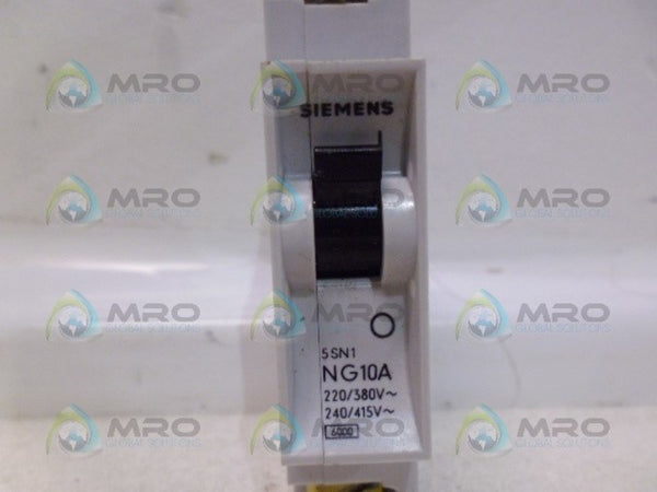 SIEMENS 5SN1 CIRCUIT BREAKER 10A NSNP