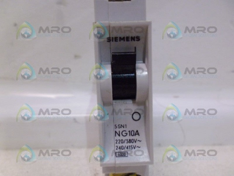 SIEMENS 5SN1 CIRCUIT BREAKER 10A NSNP