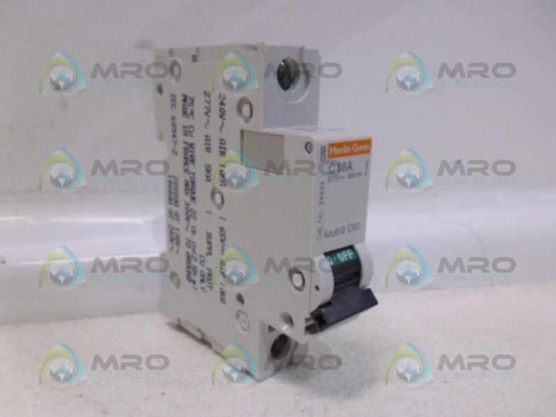 MERLIN GERIN 24434 CIRCUIT BREAKER 16A UNMP