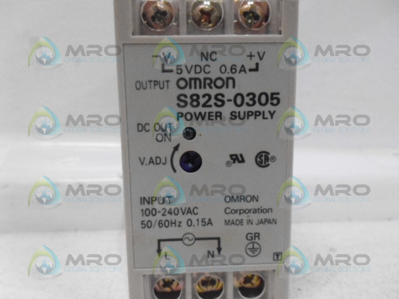 OMRON S82S-0305 POWER SUPPLY UNMP