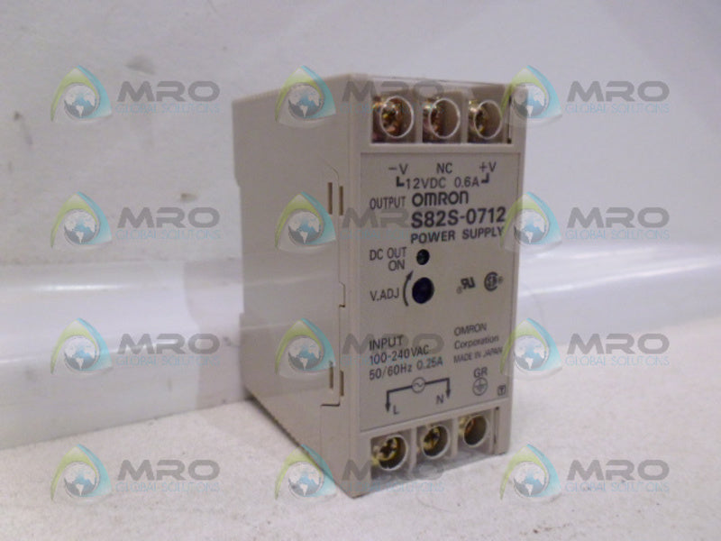OMRON S82S-0712 POWER SUPPLY UNMP
