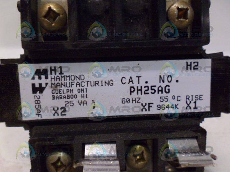 HAMMOND PH25AG TRANSFORMER NSNP