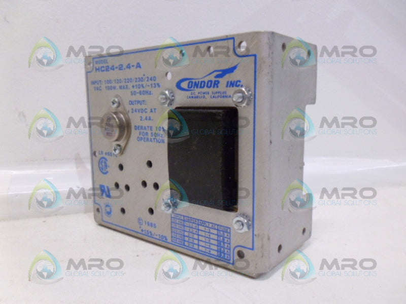 CONDOR HC24-2.4-A DC POWER SUPPLY UNMP