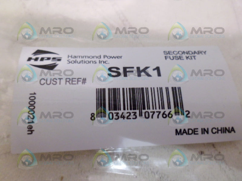 HAMMOND SFK1 SECONDARY FUSE KIT NSNP