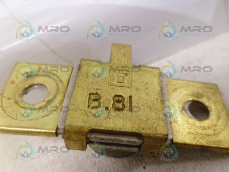 SQUARE D B.81 HEATING ELEMENT UNMP