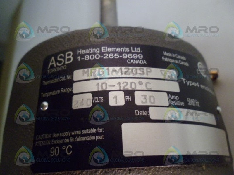 ASB MRG1-120SP HEATING ELEMENT *NEW IN BOX*