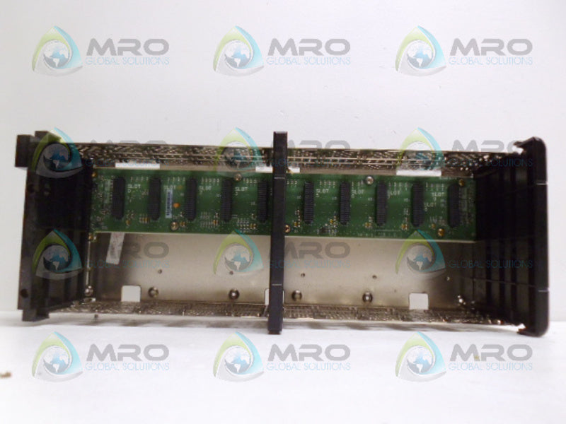 ALLEN BRADLEY CONTROLLOGIX 1756-A10 SER. B 10-SLOT RACK (AS PICTURED) *USED*