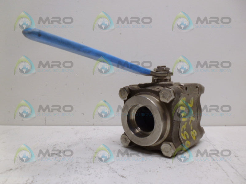 NELES-JAMESBURY 1 1/2 4NX 3600 MT3 BALL VALVE *NEW NO BOX*