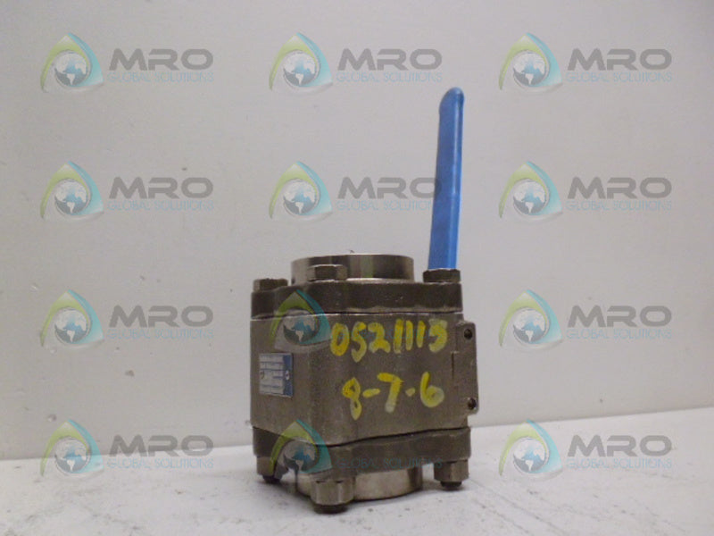 NELES-JAMESBURY 1 1/2 4NX 3600 MT3 BALL VALVE *NEW NO BOX*
