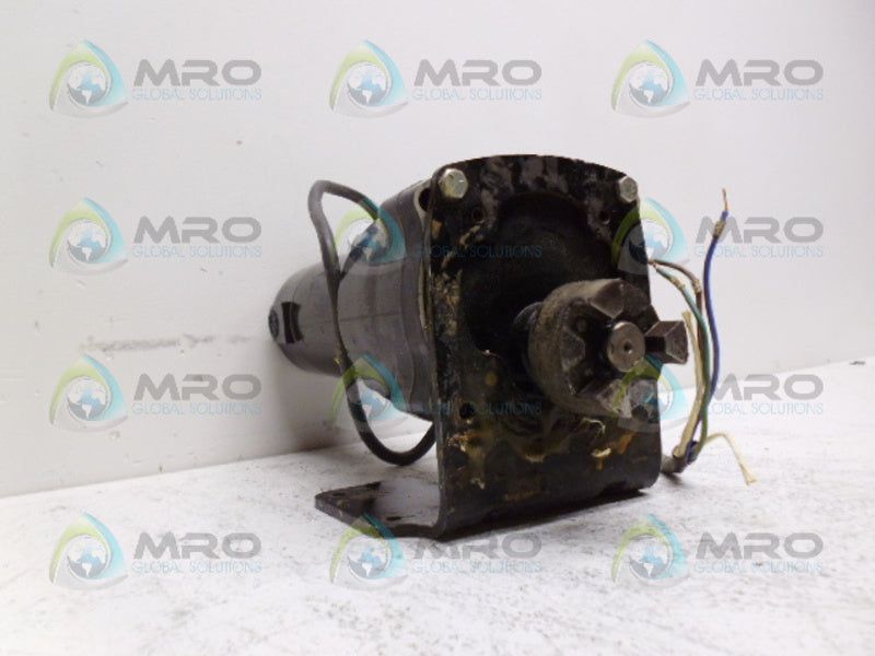 BALDOR GPP7474 INDUSTRIAL MOTOR 1/4 HP 83 RPM USED*