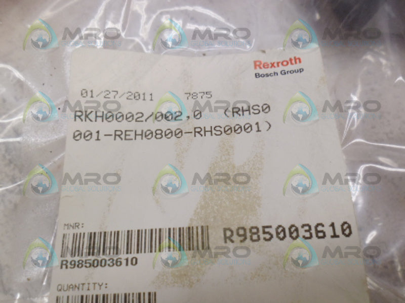 REXROTH R985003610 RKH0002 HYBRID CABLE 2.0M *NEW IN FACTORY BAG*