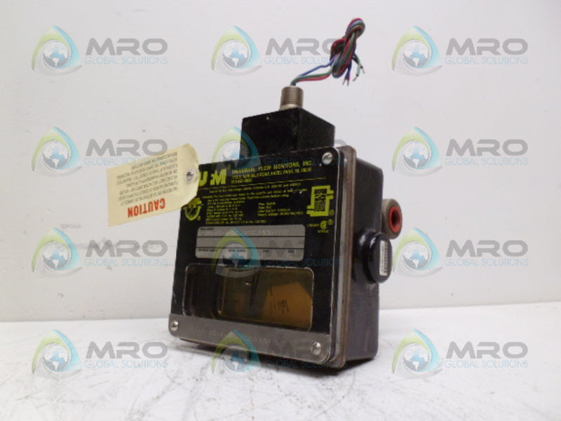 UFM LL-ZZMZF5DGH-4L-3C1.14/20C.9-X7XR-HT-ST FLOW RATE INDICATOR *NEW NO BOX*