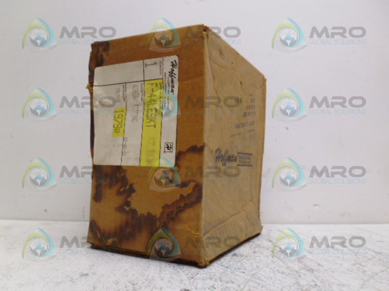 HOFFMAN F-44LE9KT WIREWAY ELBOW FITTING *FACTORY SEALED*