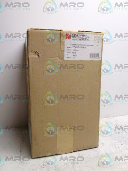 FEDERAL SIGNAL 27XST-120RSC RED STROBE LIGHT *FACTORY SEALED*