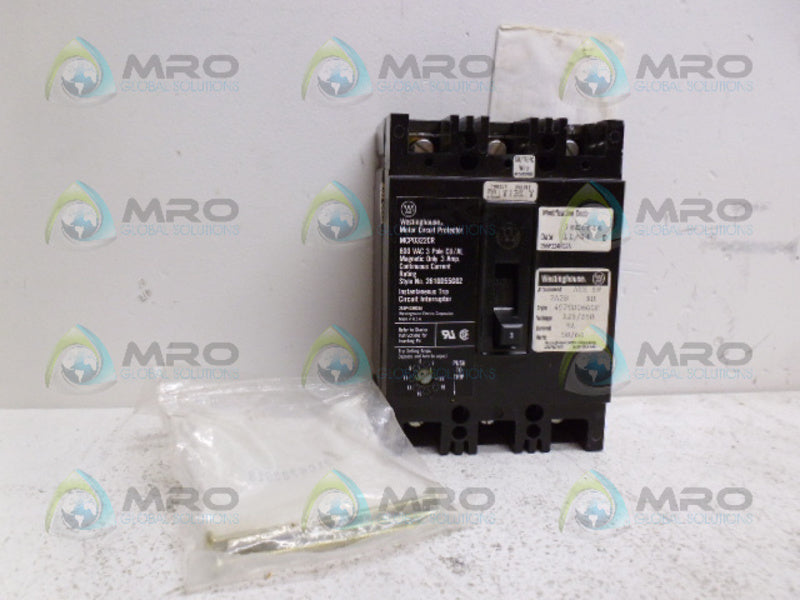 WESTINGHOUSE MCP0322CR-2A2B CIRCUIT BREAKER WITH AUX SWITCH *NEW IN BOX*