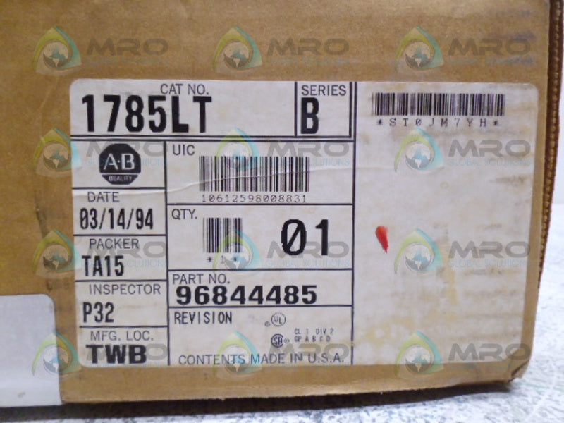 ALLEN BRADLEY 1785LT SER. B DATE: 1994 * FACTORY SEALED *