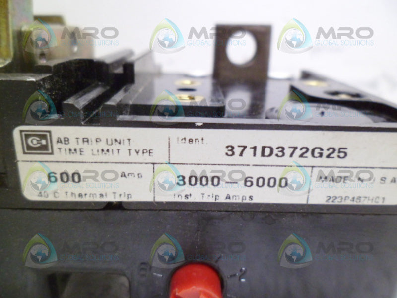 CUTLER HAMMER HMD3600T CIRCUIT BREAKER TRIP UNIT 600A *NEW IN BOX*