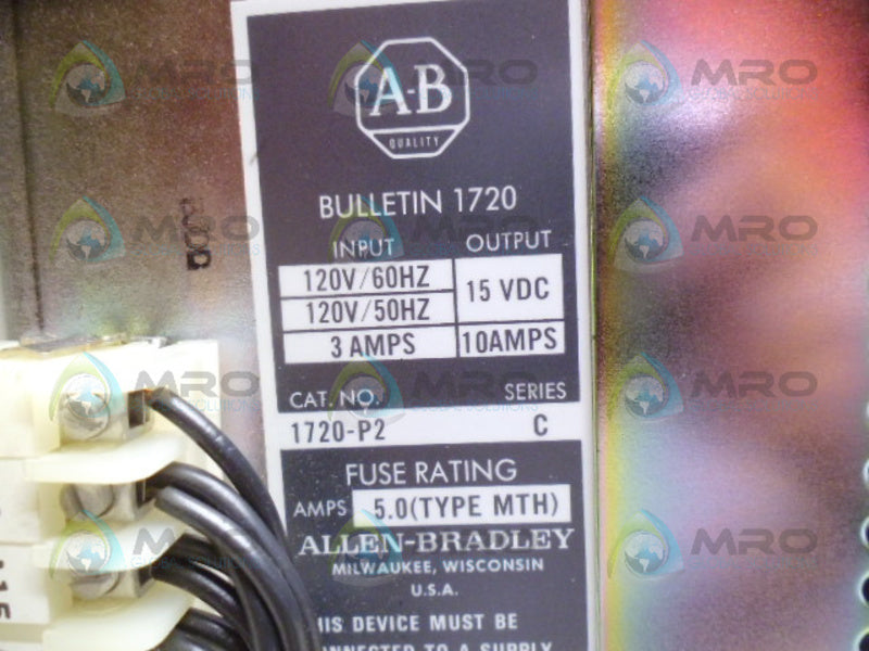 ALLEN BRADLEY 1720-P2 SER. C POWER SUPPLY *NEW IN BOX*