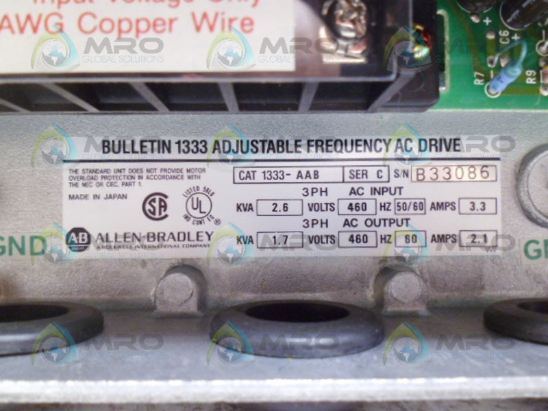 ALLEN BRADLEY 1333-AAB SER. C *NEW IN BOX*