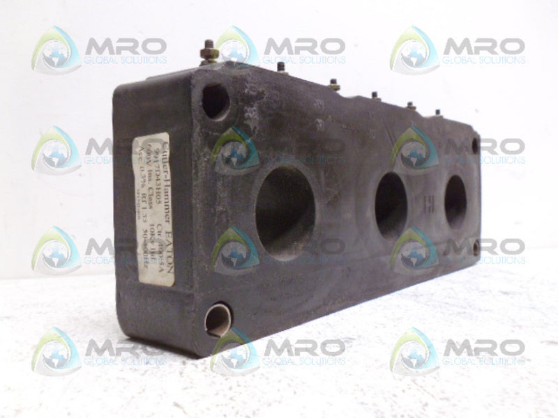 CUTLER HAMMER 9917D43H05 CURRENT TRANSFORMER 400:5A *USED*